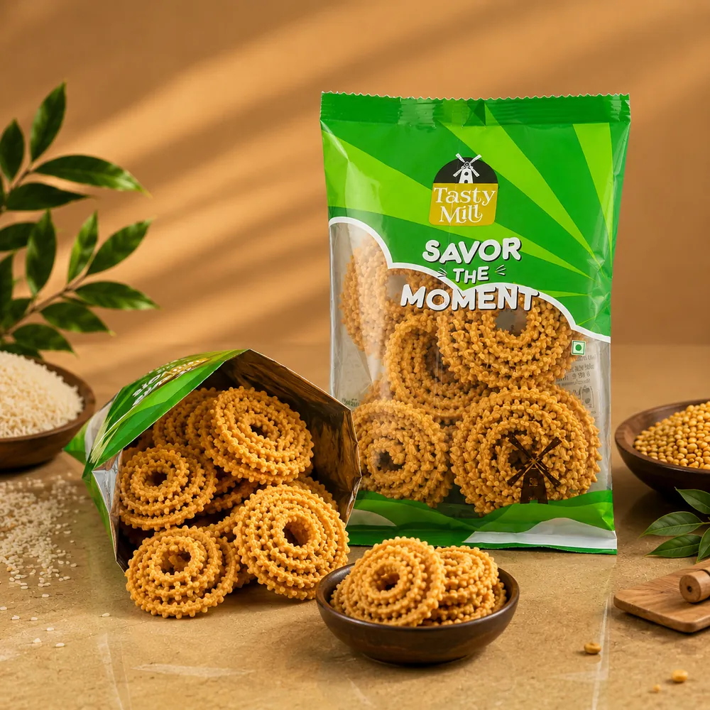 Murukku from its pack